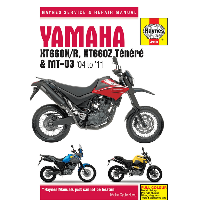 Βιβλίο Service & Repair Manual της Haynes για Yamaha XT660 X/R Tenere Z & MT-3